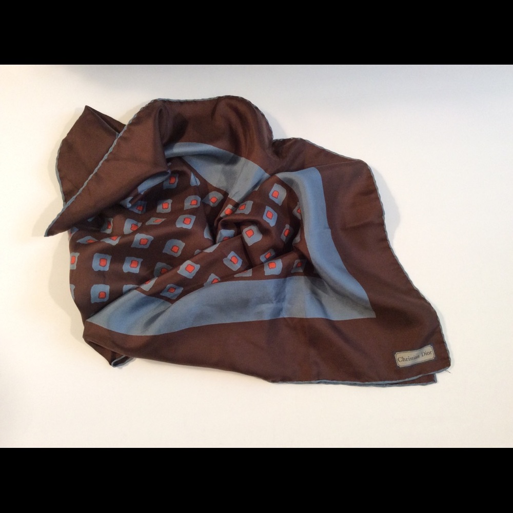 Christian Dior silk scarf